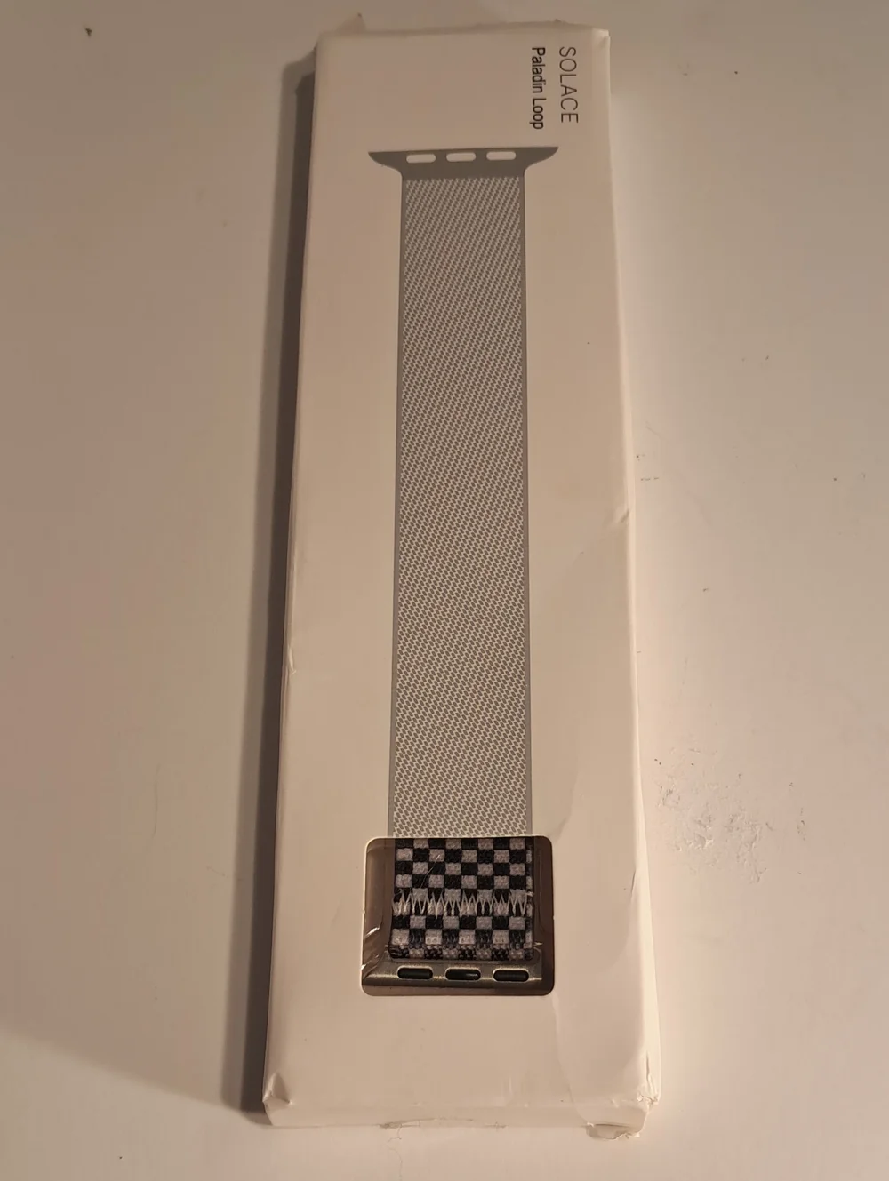Solace Paladin Loop for Apple Watch Band - Black & White Checkerboard